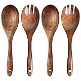LOVEINUSA Salad Servers, 4PCS Salad Tongs Salad