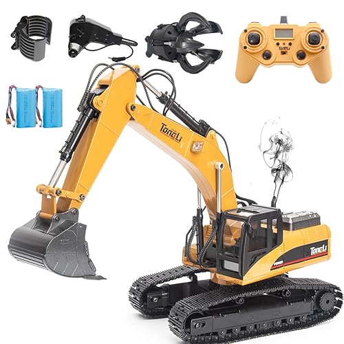Huina RC Excavator for adults1580 Hobby Remote Control V4 Full
