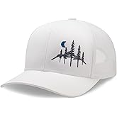 LARIX Trucker Hat, Wild Moon, No Sweat Hat Liner Bundle