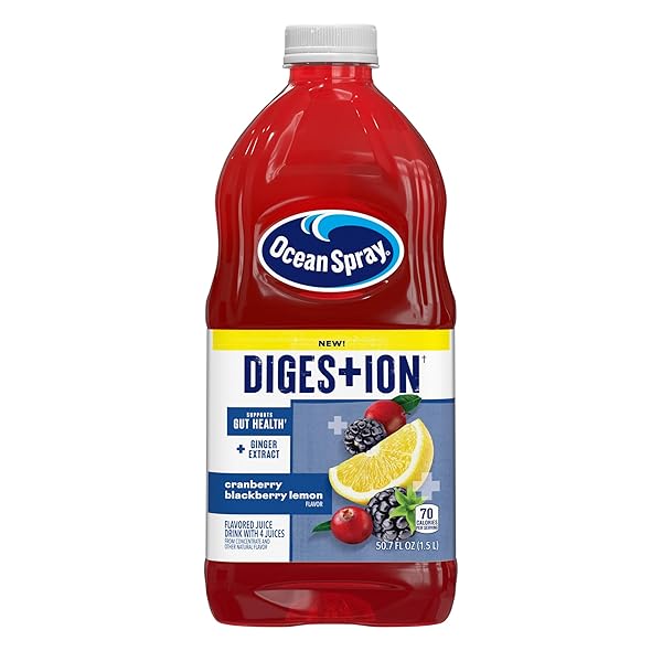 OCEAN SPRAY® DIGESTION CRANBERRY BLACKBERRY LEMON JUICE DRINK, 50.7 FL OZ BOTTLE (PACK OF 1)