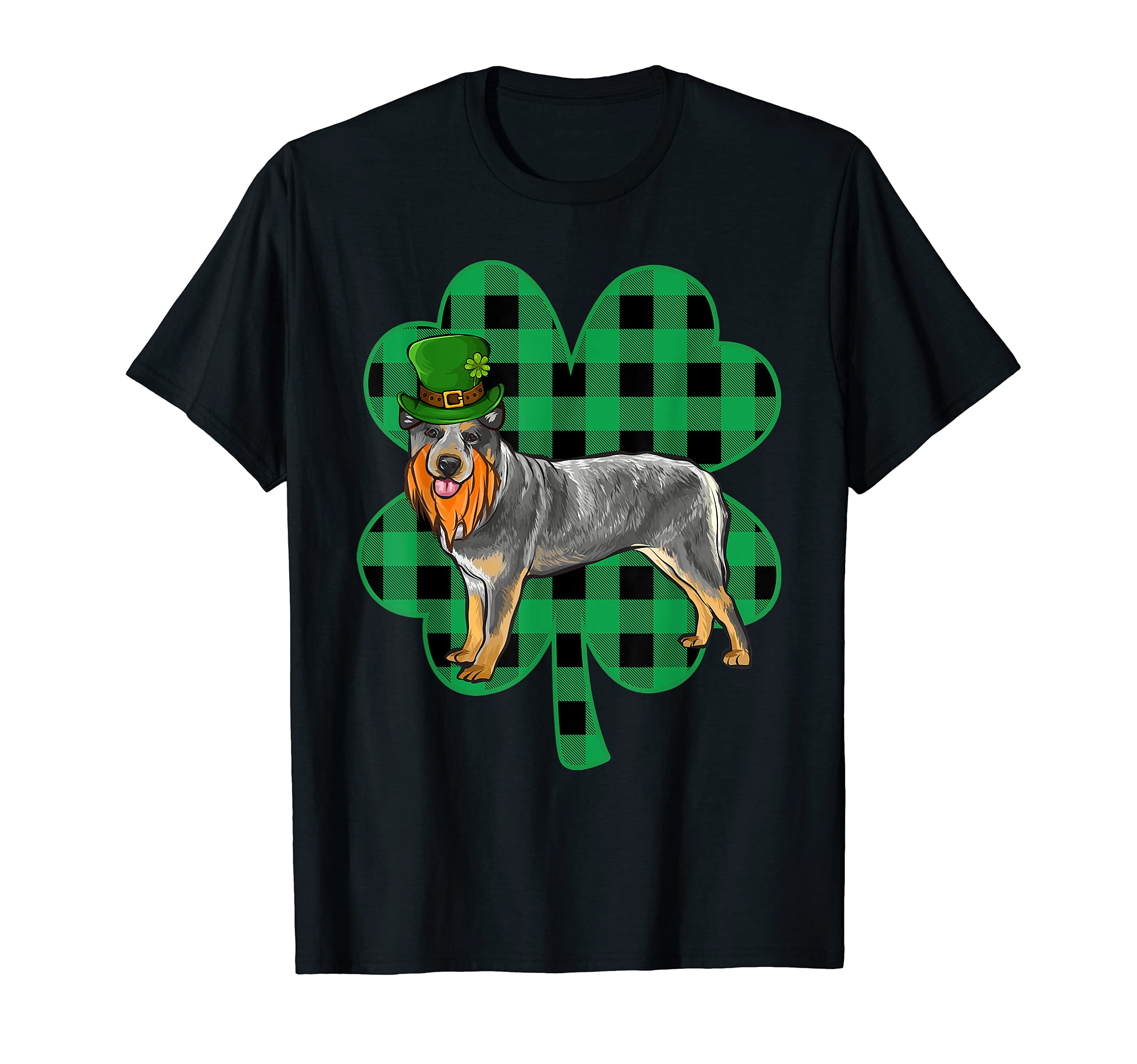 Australian Cattle Dog Leprechaun St Patricks Day Clover T-Shirt