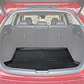 Trunk Cargo Liner Mat Tray for Mazda CX-5 CX5 2017 2018 2019 2020 2021 2022 2023 2024 2025 Rear Trunk Carpet Interior Accessories Waterproof Custom Fit All Weather Odorless TPE (Black)