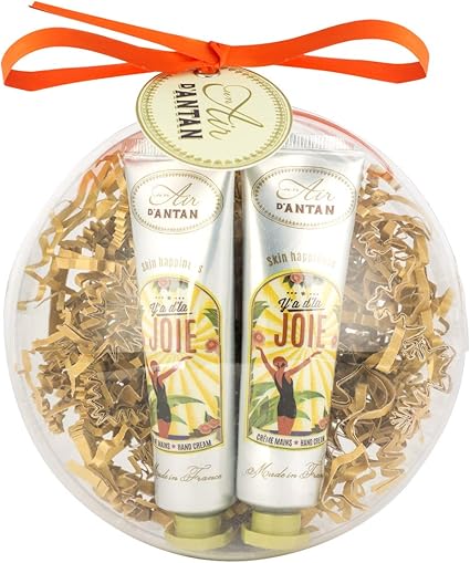 Caja Belleza en Bola de Arbol de Navidad, 2 Cremas de Manos Francesa Joie con Manteca