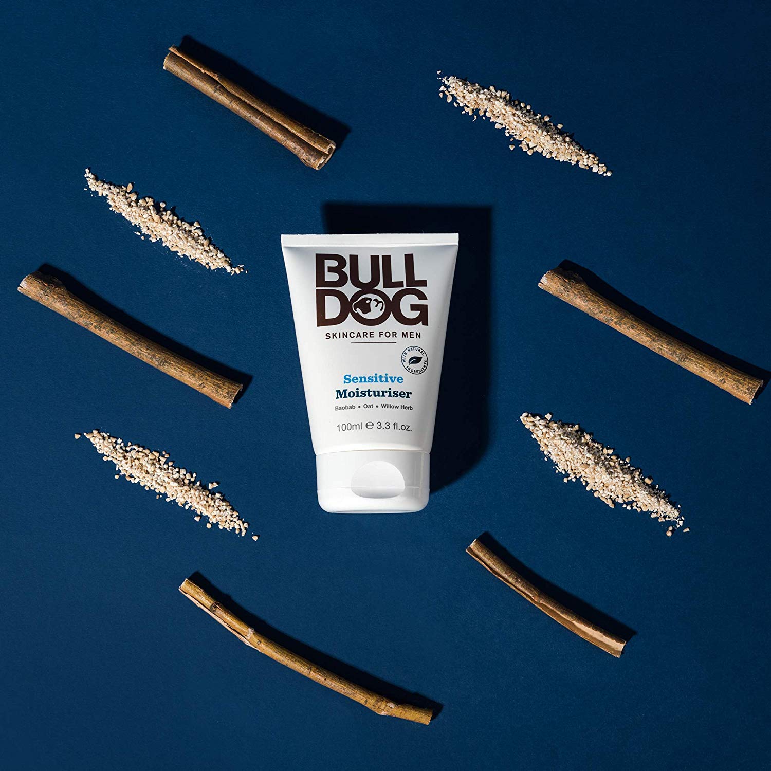 Bulldog Mens Skincare and Grooming Sensitive Full Face Kit with Sensitive Moisturizer, Sensitive Face Wash and Sensitive Face Scrub: Beauty
