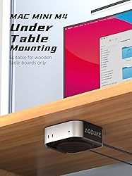 AODUKE Aluminum Alloy Mac Mini M4 Under Table