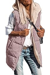 PRETTYGARDEN Womens 2024 Fall Reversible Vests
