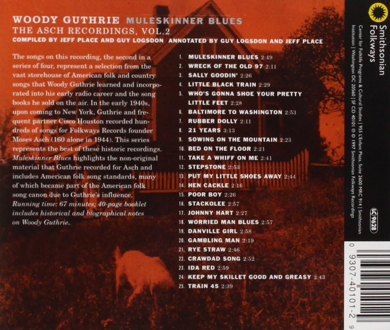 Muleskinner Blues: The Asch Recordings, Vol. 2 - Image 3