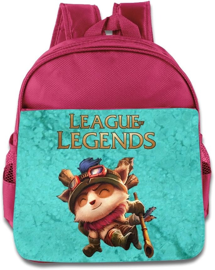 Huma League Legend Tee Mo Kid Pre-school Bookbag Backpack Pink