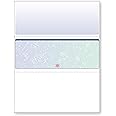 DocuGard Blue/Green Prismatic Middle Check, 8.5 x 11 Inches, 24 lb, 500 Sheets, 1 Check Per Sheet (04535)