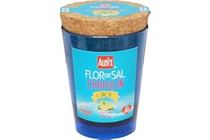 Fleur de Sel of Chapuline to the Lemon, Protein10% Low Sodium 10%, Unbreakable Tumbler with 250 g(8.8oz) for Beer, Tequila, M