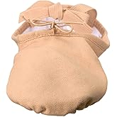 Bloch Dance Men's Pump Split Sole Canvas Ballet Slipper/Shoe Dance, Black 4 B US