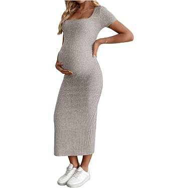 amazon maternity bodycon dress Best Sellers: Best Special Occasion Dresses feminine fit that highlights _okendo:syndication_key:CL136251106 Tulip Mini Dress in Color:Custom/Print