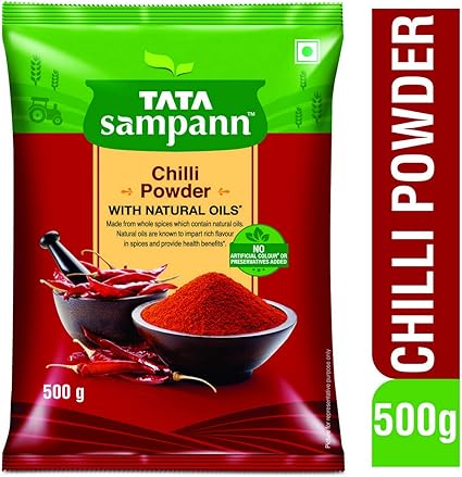 Tata Sampann Chilli Powder, 500g