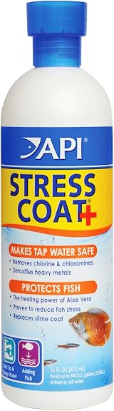 API Stress Coat Aquarium Water Conditioner 473 ml Bottle Brand New