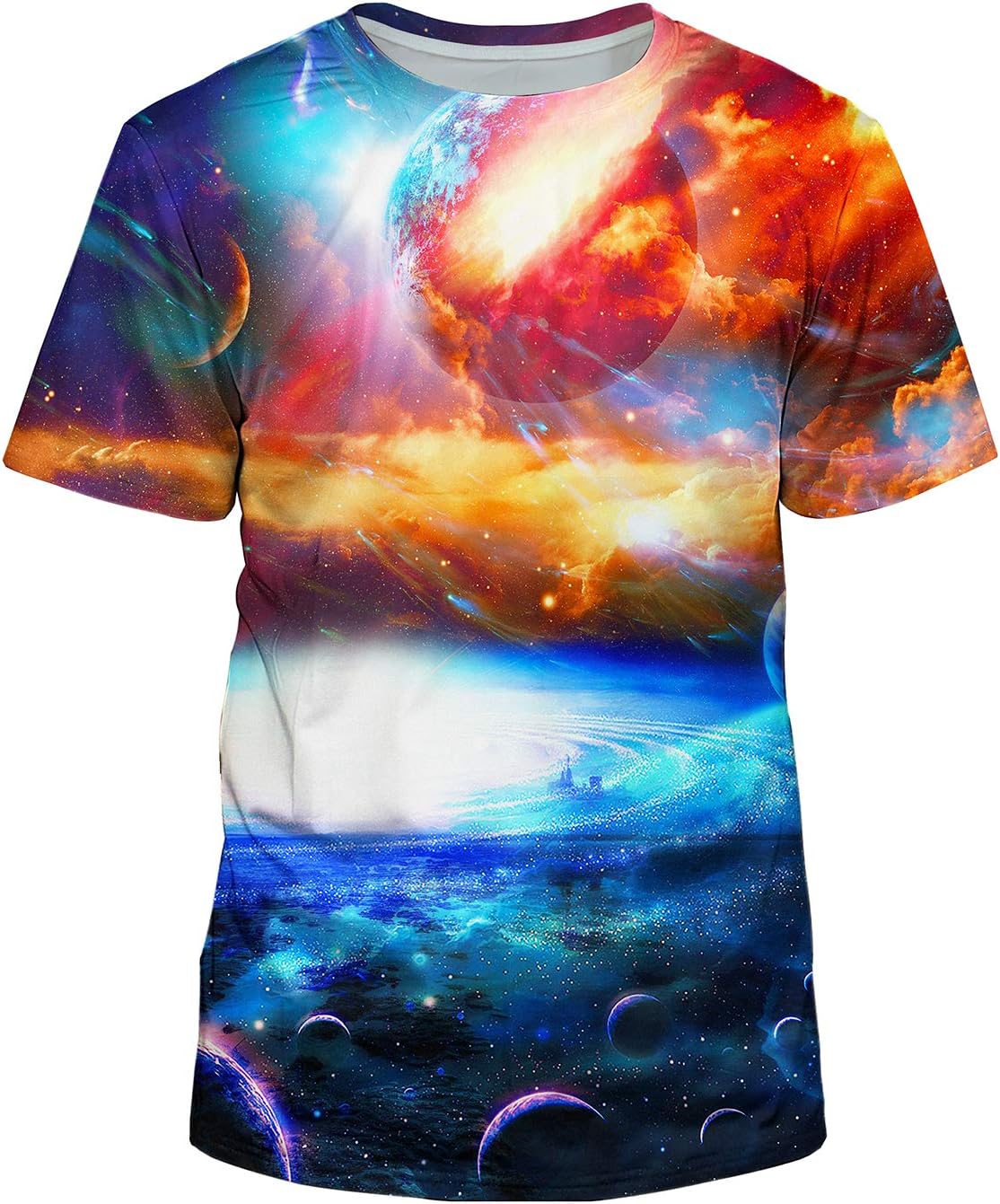 Kayolece Unisex 3D Realistic Printed Casual Short Sleeve T-Shirts
