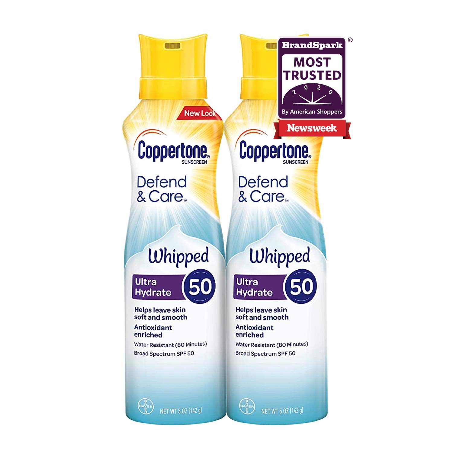 coppertone defend and care face spf 50
