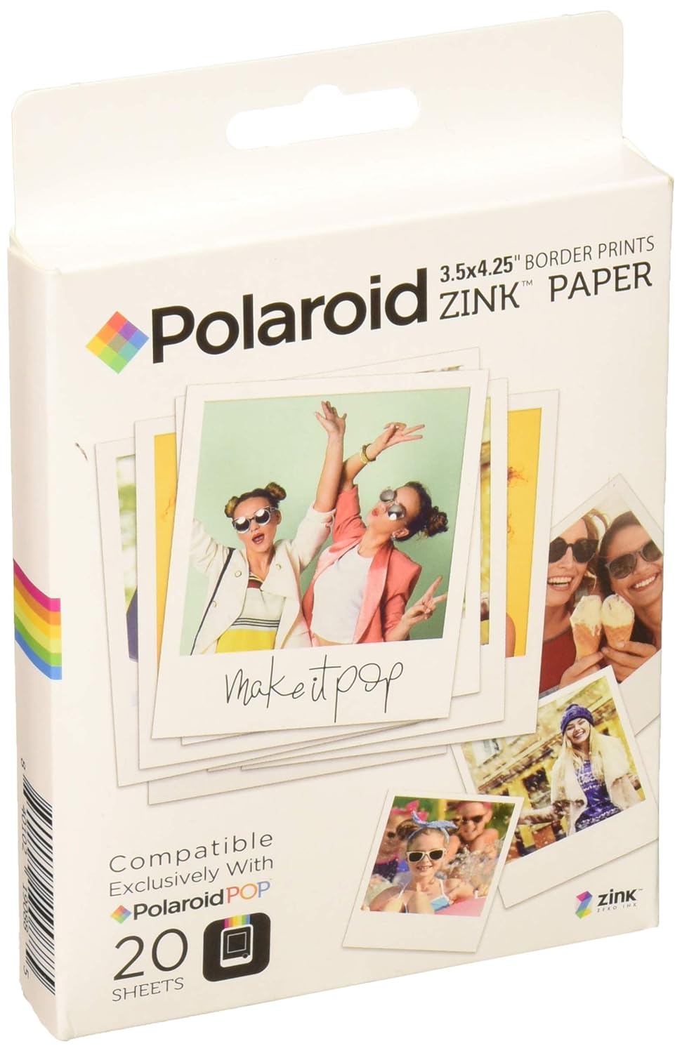 Polaroid Zink Photo Paper Compatible with Polaroid POP Amazon.co.uk Camera & Photo