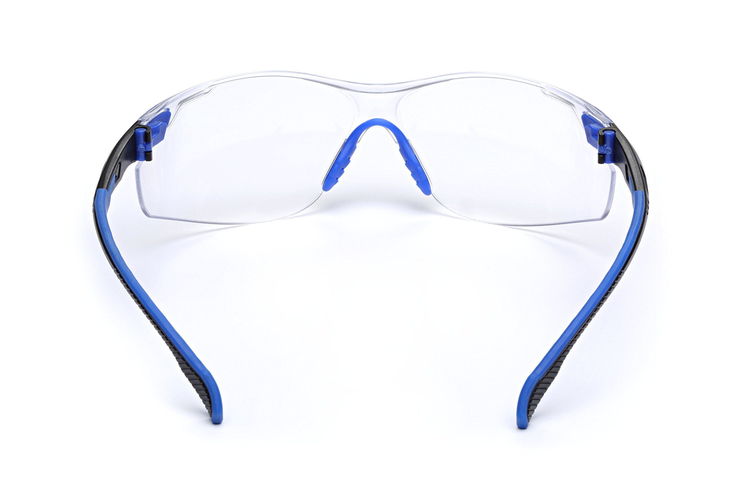3M Solus 1000Series Safety Glasses S1101SGAF, Black/Blue, Clear