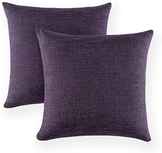 dark purple throw pillow