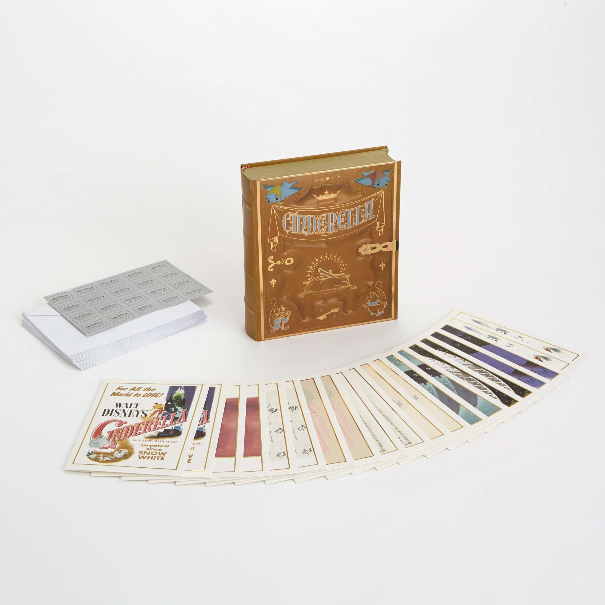 Walt Disney Archives Collection Cinderella Notecard Set w/Keepsake Book