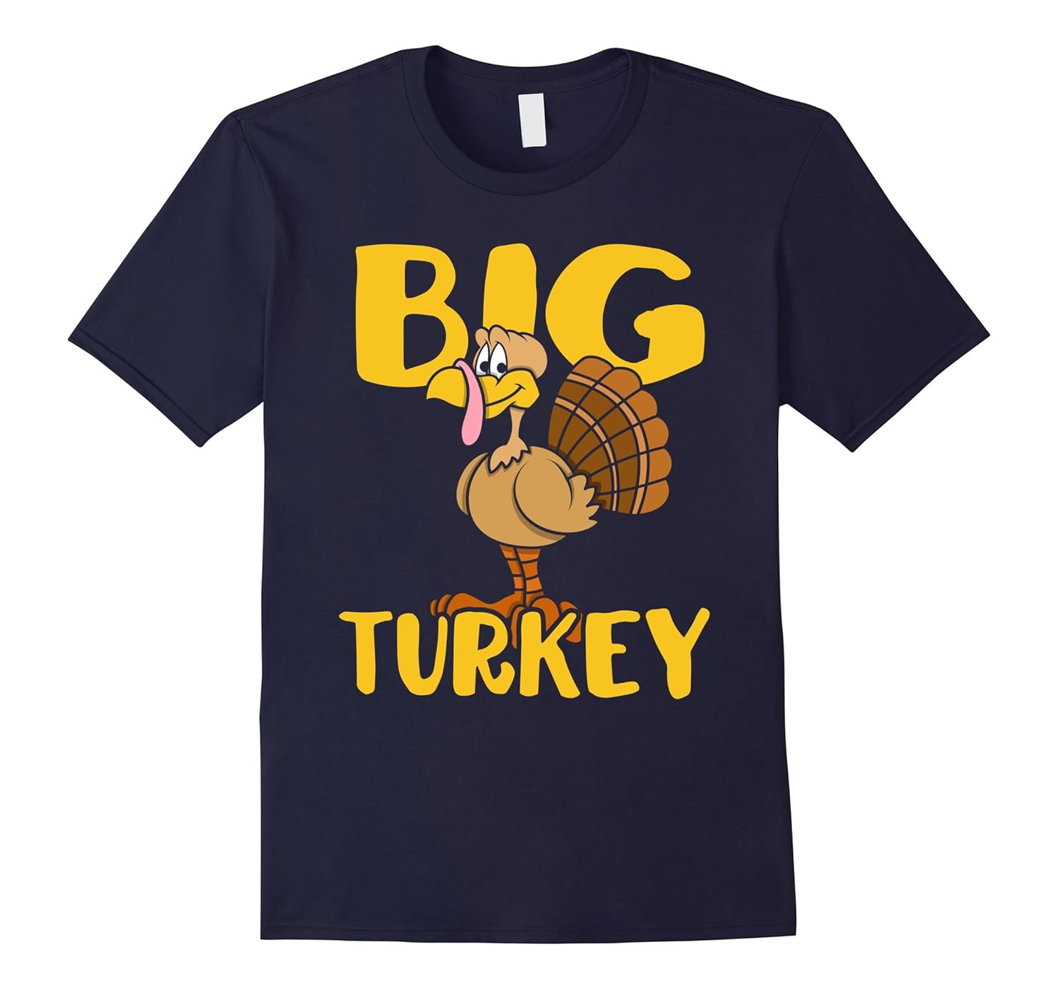 Cute Turkey Family Shirt - Big Turkey T-Shirt-Rose