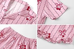 Umeyda Girls Satin Silky Collar V Neck Ruffle Short