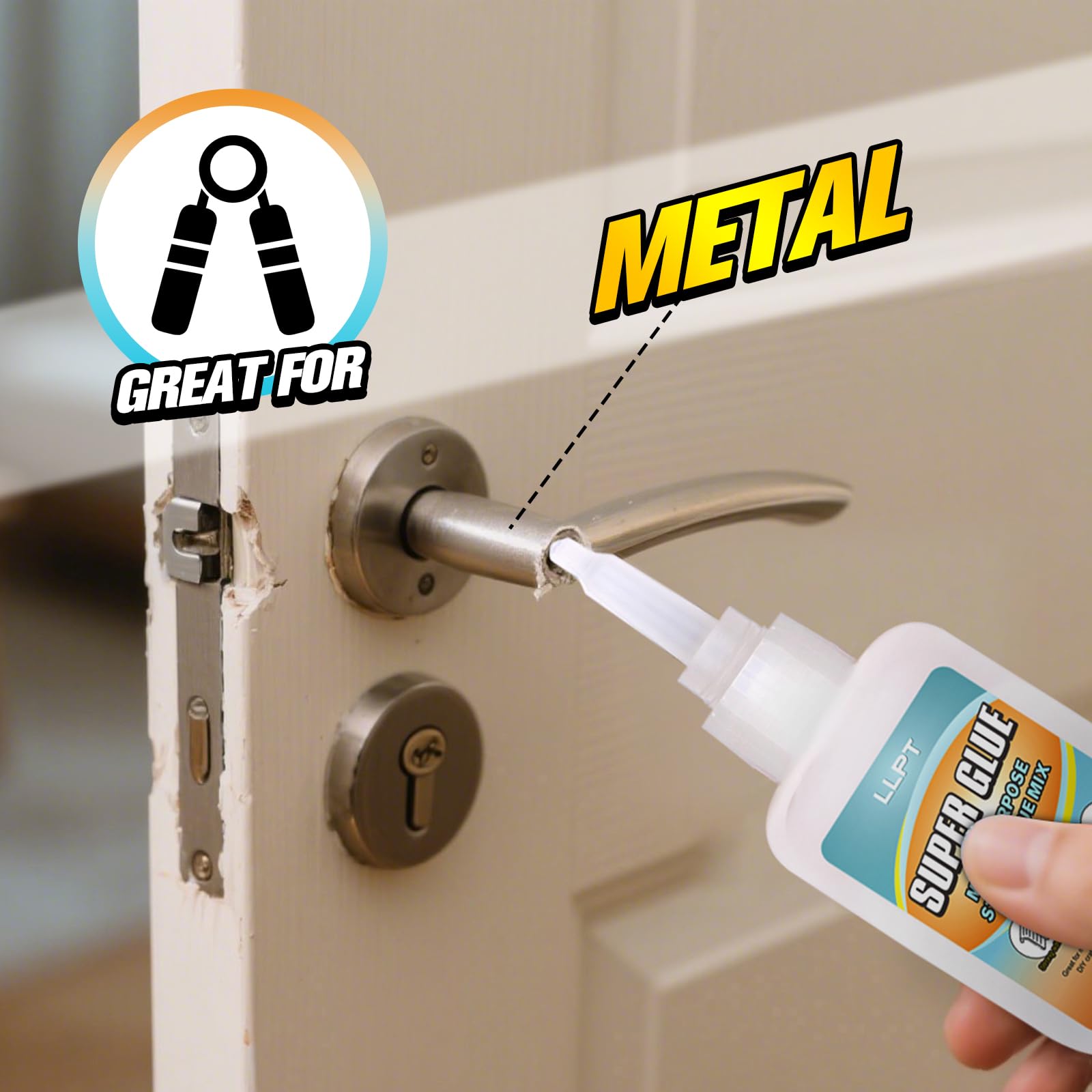 LLPT Sekundenkleber | Net 30g | Klarer Allzweckkleber mit Anti-Verstopfung | Schnell & stark Superkleber für Kunststoff Metall Glas Leder (LSG030-1) | 1 Pack 6