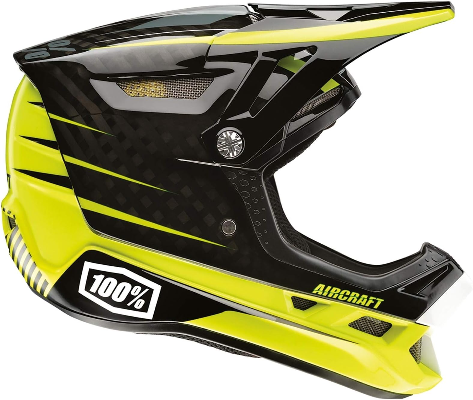 100% Aircraft DH Downhill Helmet incl. Mips yellow/black Head circumference L|59-60cm 2017 downhill full face helmet