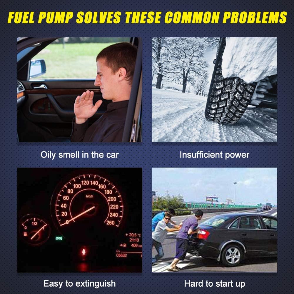 Fuel Pump Compatible with Chevy Pickup Silverado GMC Sierra 1999 2000 2001 2002 2003 2004 4.3L 4.8L 5.3L 6.0L 8.1L w/sending unit fuel pressure sensor replaces # E3500M: Automotive