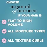 OGX Moroccan Curl Perfection Defining Cream 6oz Curly Hair Frizz Control Argan view 4