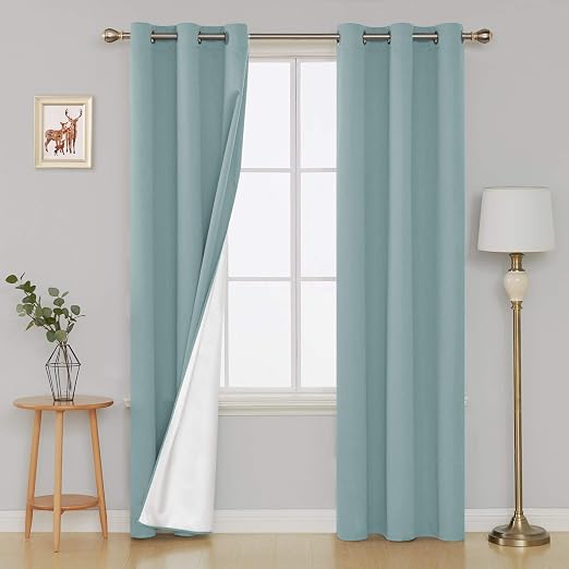 Amazon.com: Deconovo Grommet Blackout Curtains Thermal Insulated Light