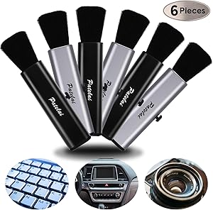 6 Pieces Portable Laptop Cleaning Brush Electronic Cleaning Brush Swipe Computer Brush for Laptops Keyboard Mobile Phones Cameras Digital Products Car Interior Detailing Home and Office Items