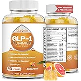 VitalSmiles GLP 1 Gummies, Natural GLP-1 Support, GLP-1 Supplement for Women & Men, Zero-Sugar Gummies with GLP1 + Akkermansia Probiotic & Berberine – Su