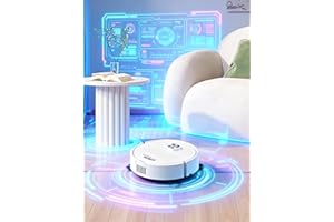 Robot Vacuum Low Profile Quiet Floor Sweeper for Bedroom Dorm Apartment