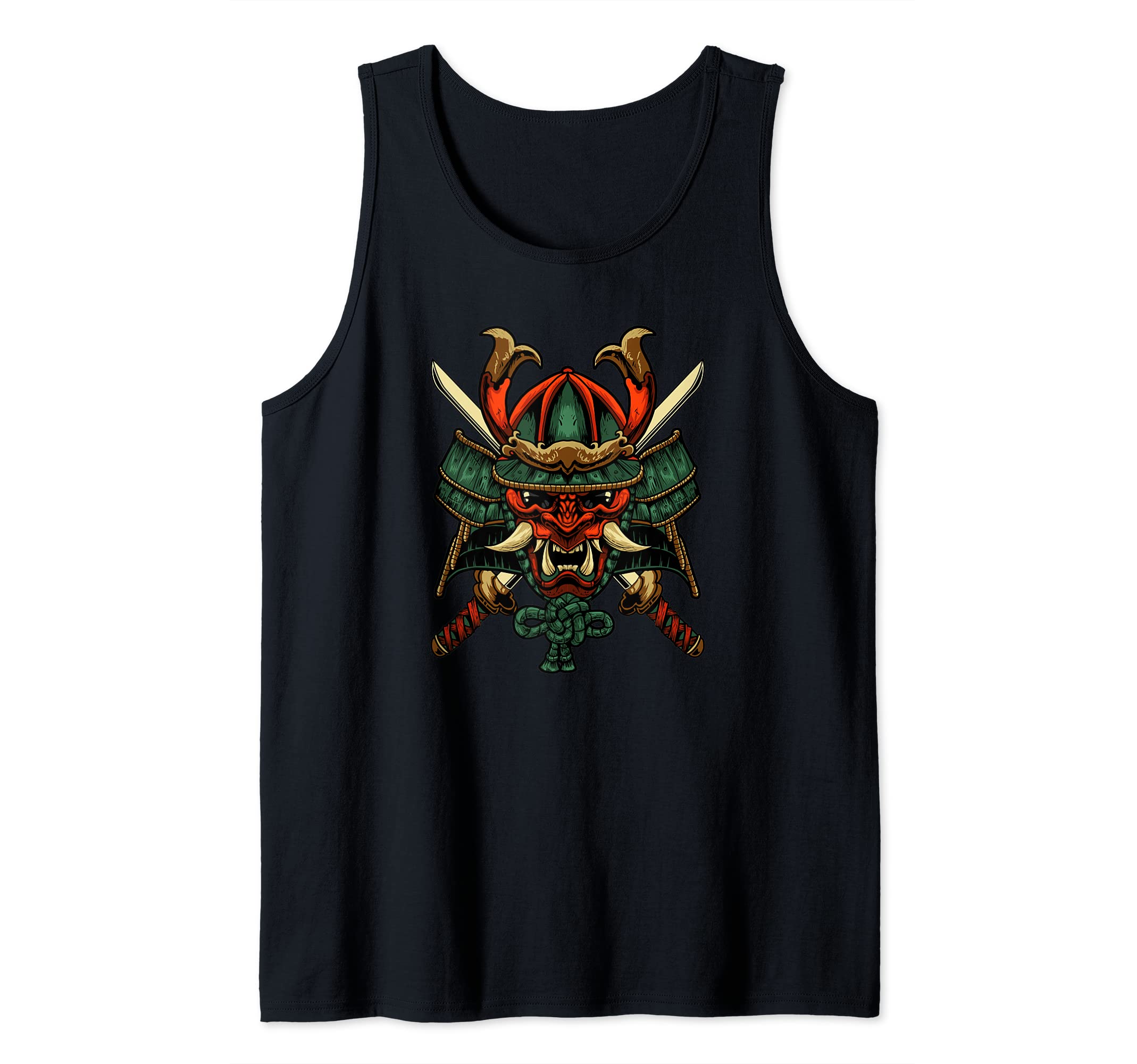 Samurai Warrior - Sword Art Japanese Fighter Katana Tank Top