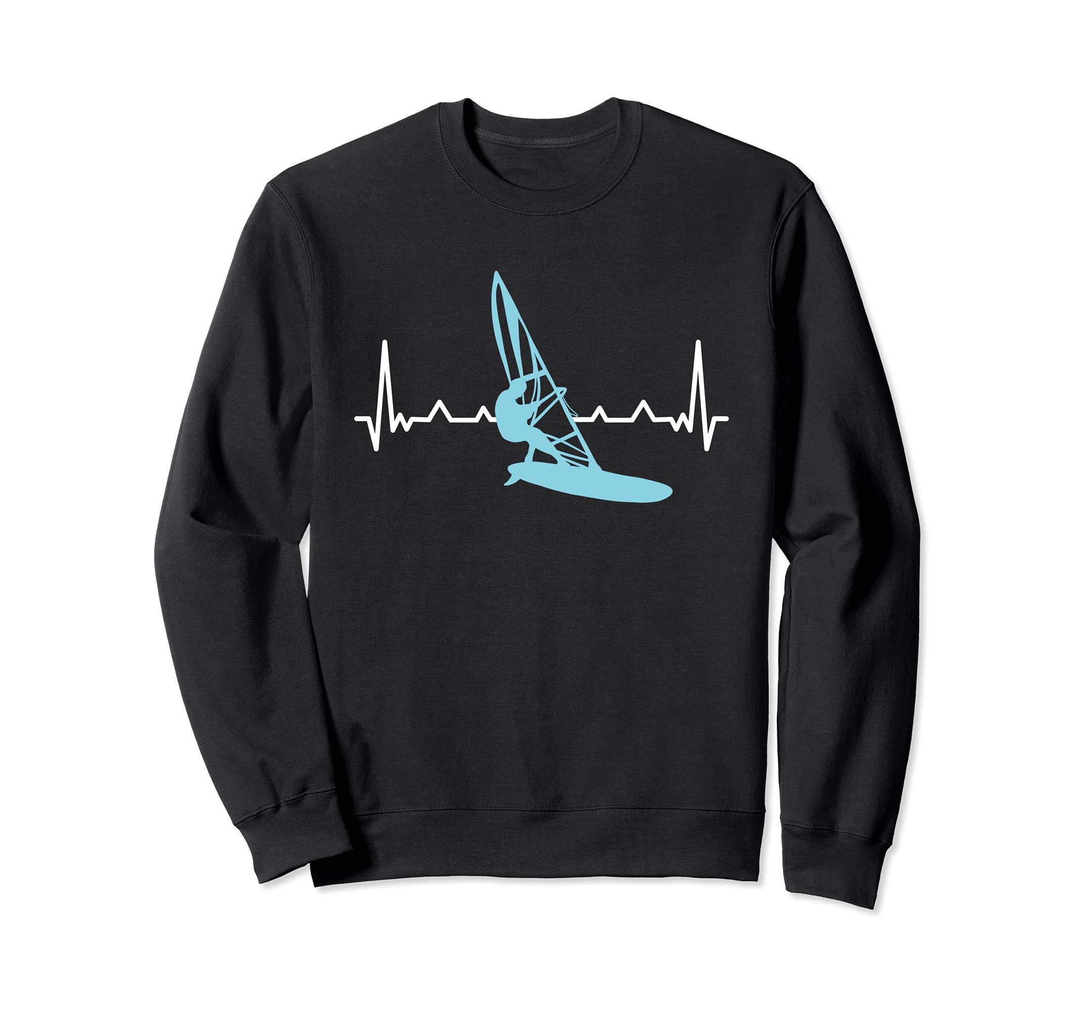 Windsurfing Ekg Pulse Windsurf Sweatshirt