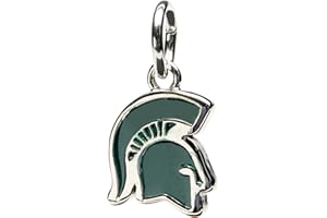 STONE ARMORY Michigan State Charm | MSU Spartans Charm Pendant | Officially Licensed MSU Jewelry | Michigan State Gift