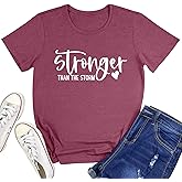 BLACKMYTH Women Cute Graphic Stronger Tee Shirts