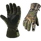 LOOGU Camouflage Hunting Gloves Full Finger/Fingerless Gloves Pro Anti-Slip Insulated Camo Glove Hunting Outdoors Waterproof Gear