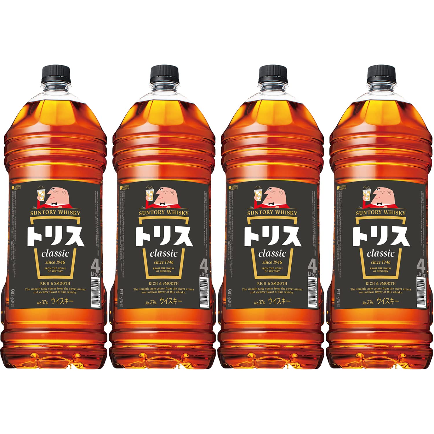 サントリー ウイスキー トリス クラシック ペット [日本 4000ml×4本 ]