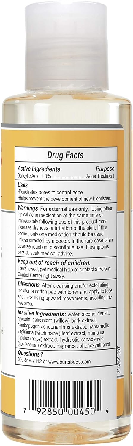 burt's bees clarifying toner