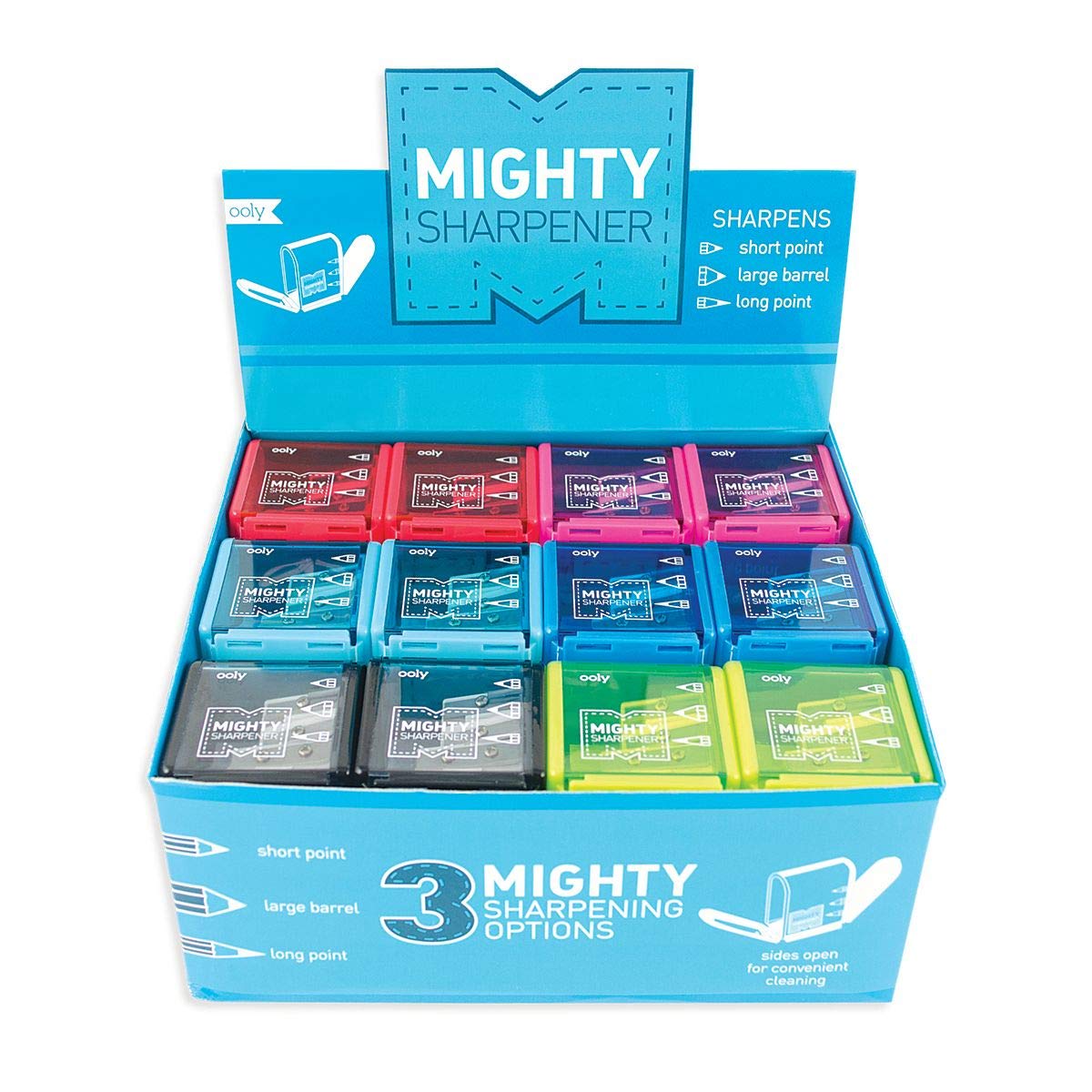 OOLY Mighty Pencil Sharpener, Assorted Colors, 1 Piece