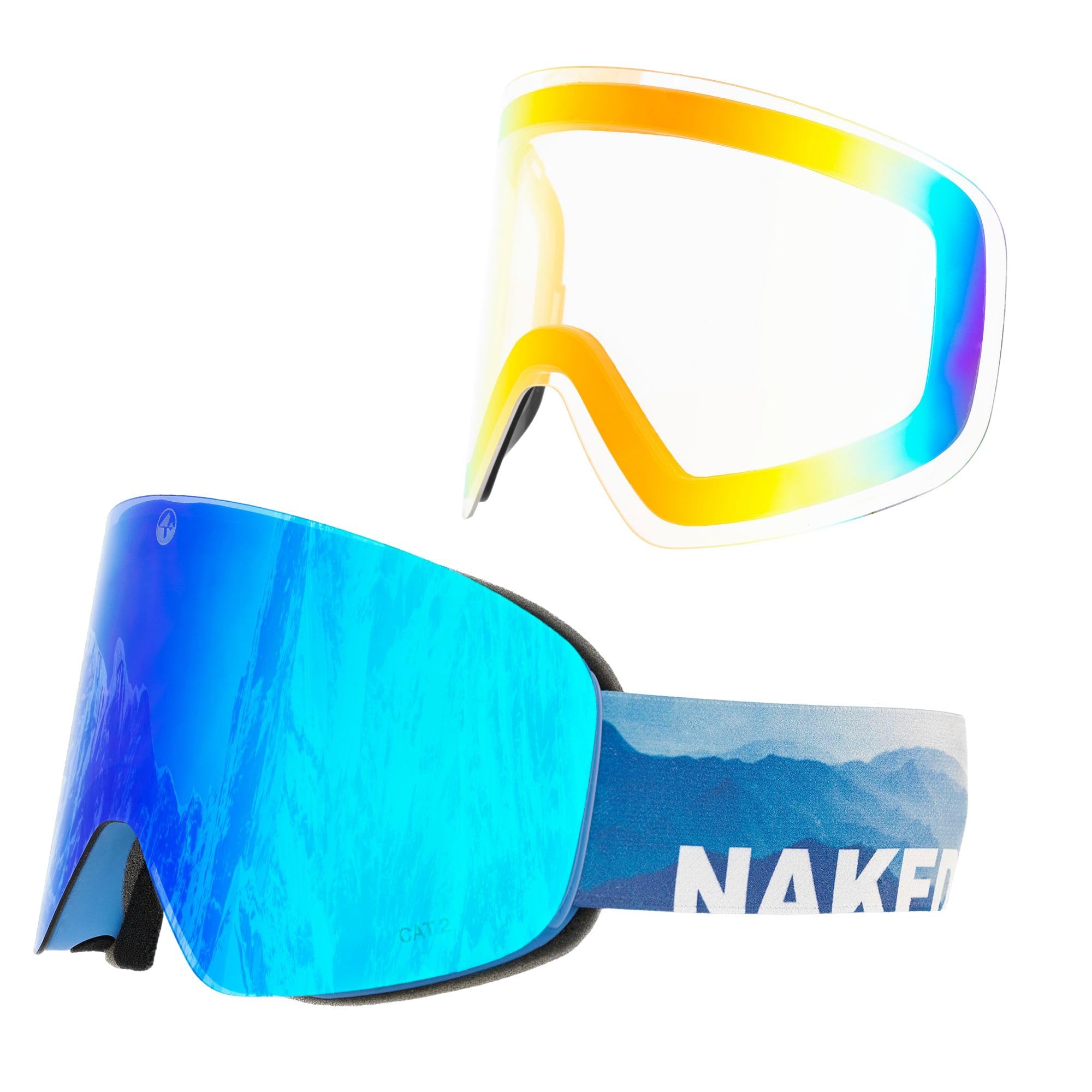 NAKED Optics TROOP EVO Misty (Blue Lens), with bad weather lens — image 1