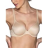 Vanity Fair Women's Perfect T-Shirt Bra, Body Shine Full Coverage, Lightly Lined Cups up to DD