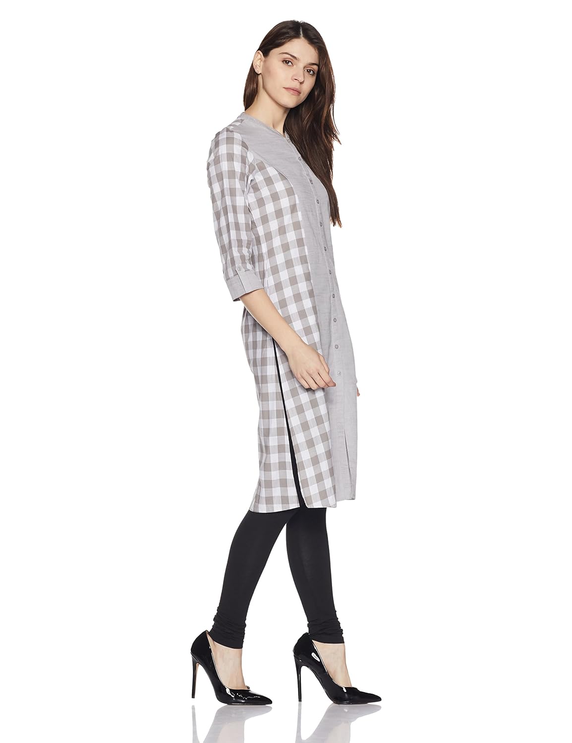 amazon brand- myx women's workwear a-line kurta