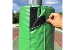 Custom Pole Padding Wrap Around Foam PU, Fit Dia 2 3 4 5 6 7 8 9 10 in Garage Pole Protectors/Basement Column Pad Cover, UV-R