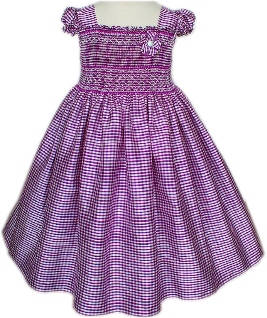 silk smocked pageant dresses