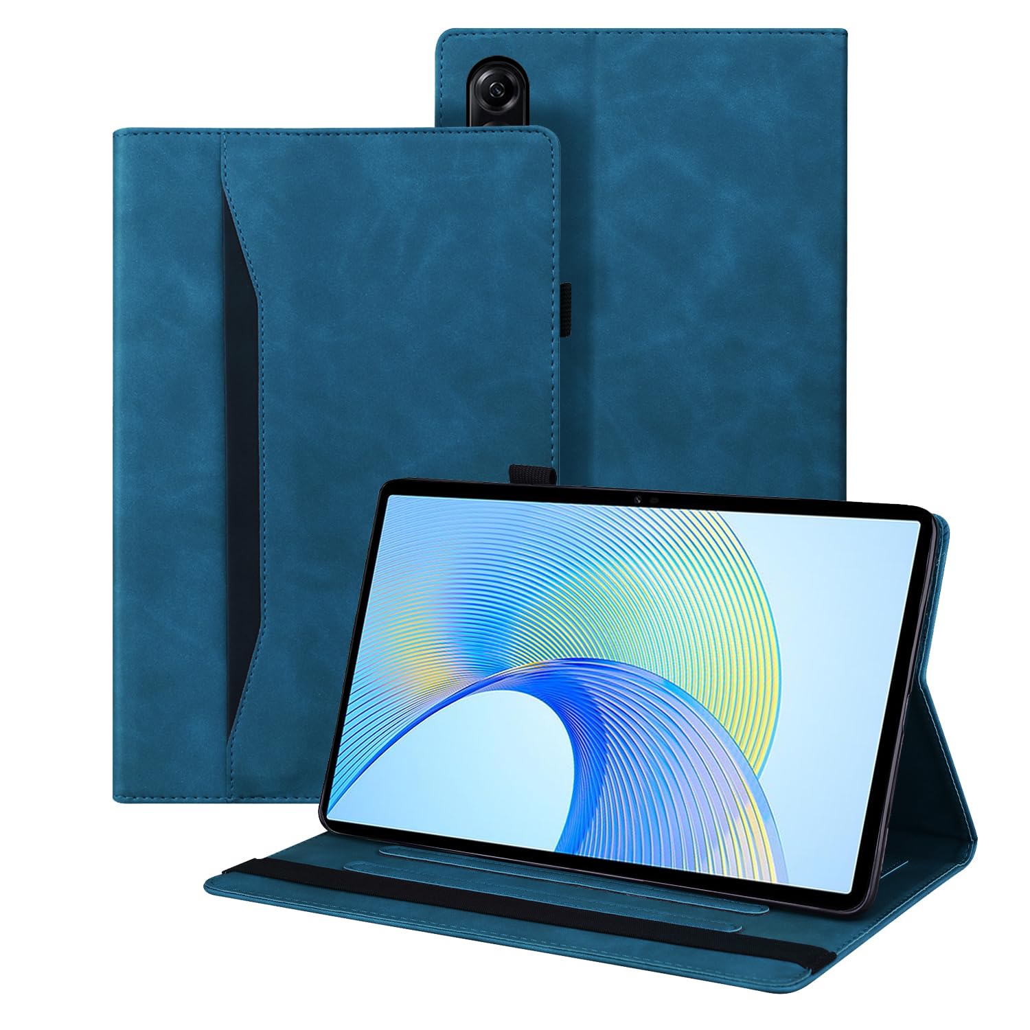 Auslbin Case Compatible with Honor Pad X9 / Pad X8 Pro 11.5", Pu Leather Tablet Cover suitable for Pad X9 / Pad X8 Pro, Classic Leather Style, Blue