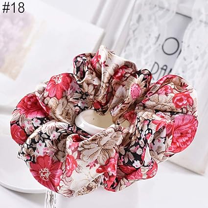Amazon Com Aland Women Hair Ties Scrunchies Ring Elastic Floral