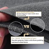 BAAZ Universal Van Seat Covers 2+1 3D Stripe Black Grey Front Driver Passenger view 6
